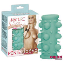 Насадка на пенис Nature Skin Colours Penis Sleeve, зеленая - Orion