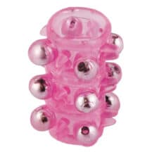 Насадка с шариками Toyfа Pleasure Sleeve, розовая 