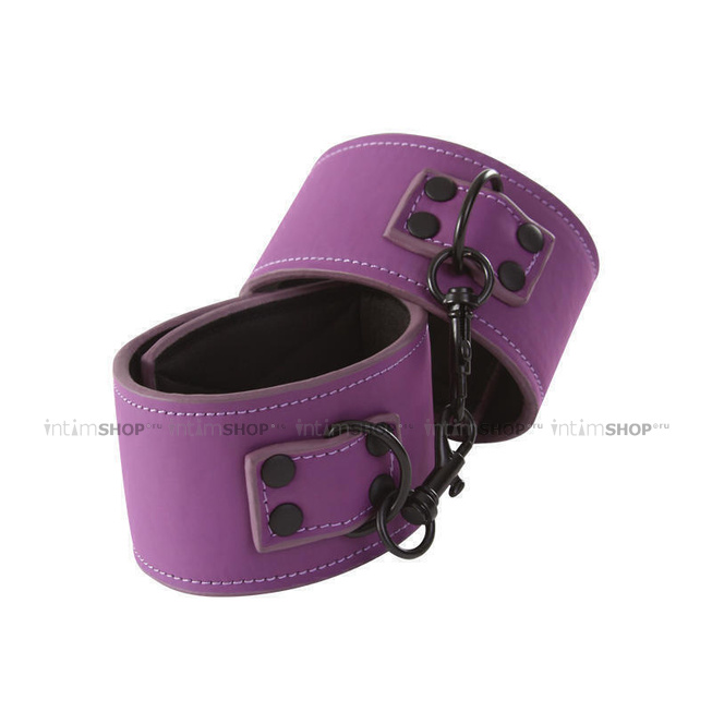 Наручники NS Novelties Lust Bondage Wrist Cuff, фиолетовый - фото 1