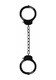 Оковы Ouch на ноги Pleasure legcuffs, черные