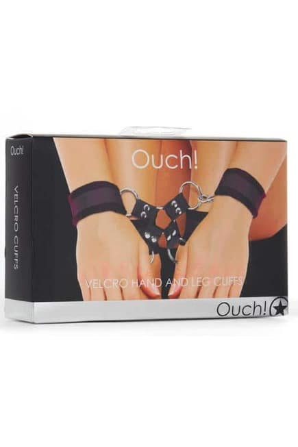 Крестообразные наручники (оковы, фиксаторы) для рук и ног Velcro hand and leg cuffs Ouch! Shots - фото 2