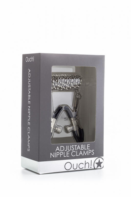 Зажимы на соски Adjustable Nipple Clamps Shots - фото 2