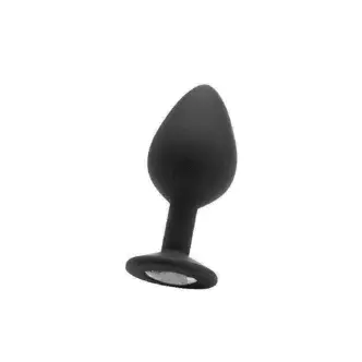 Анальная пробка с кристаллом Regular Diamond Butt Plug (Large) Shots