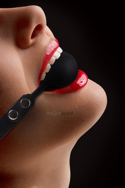 

Кляп-шарик Shots Silicone Ball Gag, черный