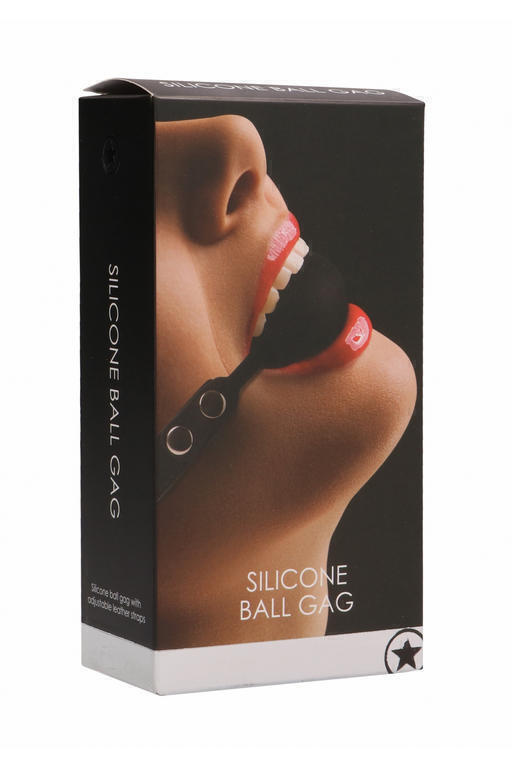 Кляп-шарик Shots Silicone Ball Gag, черный