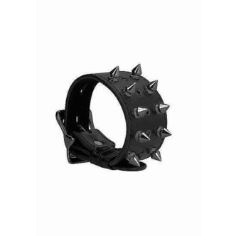 Браслет Ouch! Skulls and Bones Black Spikes SH-OU284BLK