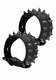 Оковы OUCH! Skulls and Bones Black Spikes