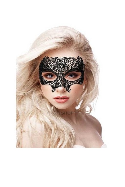 Кружевная маска ручной работы Shots Princess Black Lace, черный от IntimShop