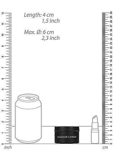 Набор массажных свечей Shots Роза, Ваниль и Феромоны, 3 шт х 60 г