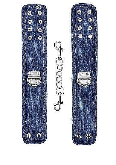 Джинсовые наножники Shots Ouch! Roughend Denim Style, синие