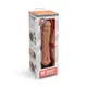 Вибратор PowerCocks Girthy 8" реалистичный 24.5 см, мокка