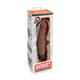Вибратор PowerCocks Girthy 6.5" реалистичный 19 см, шоколадный