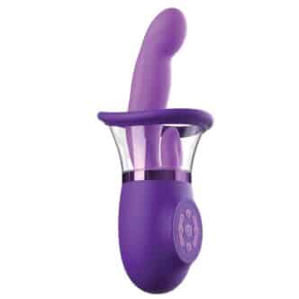Вибратор c тройной стимуляцией PipeDream Ultimate Pleasure Pro Plus, фиолетовый