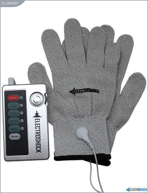 

Перчатки с Электростимуляцией E-Stimulation Gloves Shots Media серый