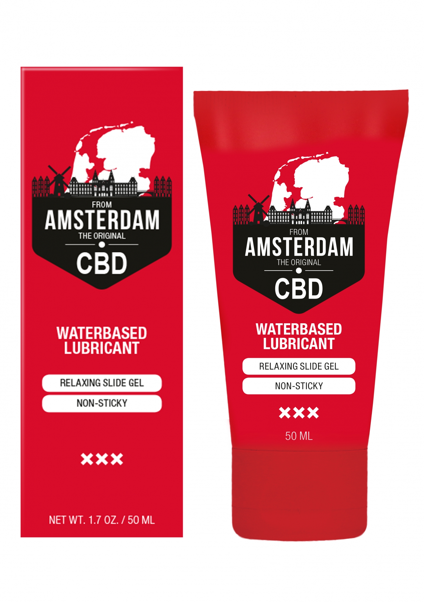 Лубрикант PharmQuests The Original CBD from Amsterdam на водной основе, 50 мл