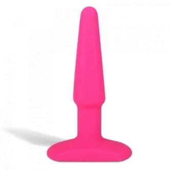 Плаг из ультрабархатистого силикона Hustler Toys All About Anal, розовый