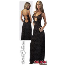 Платье женское длинное, цвет черный, размер M