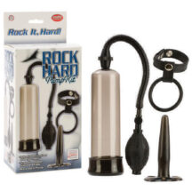 Помпа, анальная пробка и эрекционное кольцо Rock Hard Pump Kit 