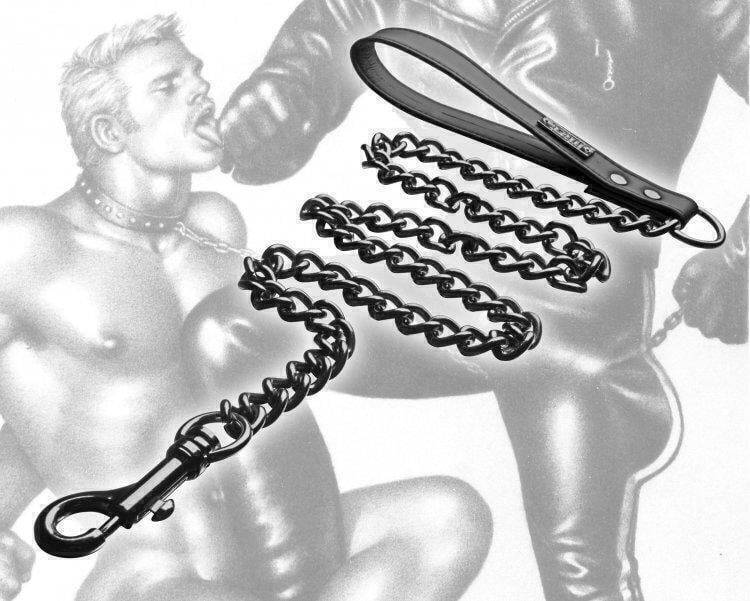 

Поводок из металла Tom of Finland, черный