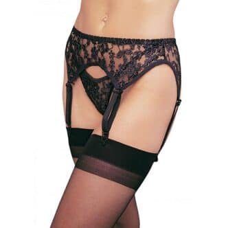 Пояс Garterbelt W. Thong Incl. 6Pcs, цвет красный, размер OS