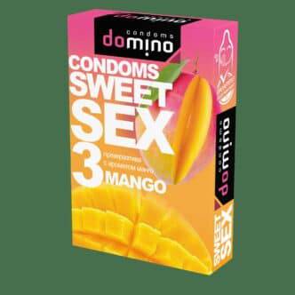 Презервативы Domino Sweet Sex Манго, 3 шт
