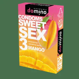 Презервативы Domino Sweet Sex Манго, 3 шт