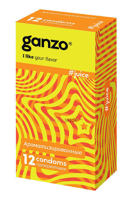 Презервативы Ganzo Juice №12 ароматизированные - фото 1