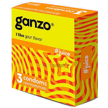 Презервативы Ganzo Juice №3 ароматизированные