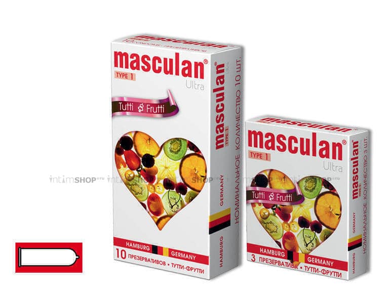 Презервативы Masculan Ultra Tutti Frutti №1, 10 шт от IntimShop