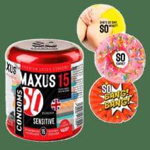Презервативы ультратонкие Maxus Sensitive, 15 шт