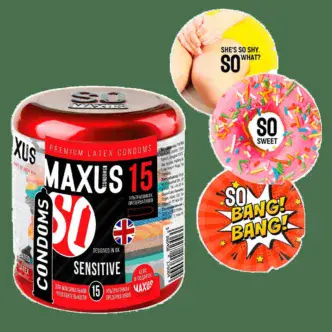 Презервативы ультратонкие Maxus Sensitive, 15 шт
