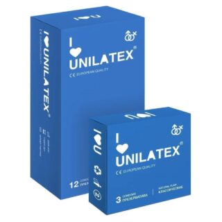 Презервативы классические Unilatex Natural Plain, 12 шт + 3 шт в подарок