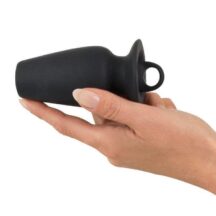 Пробка-туннель Orion Lust Tunnel Plug with Stopper с ограничителем, черный