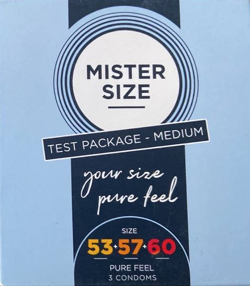 Презервативы ультратонкие Mister Size 53, 57, 60, 3 шт