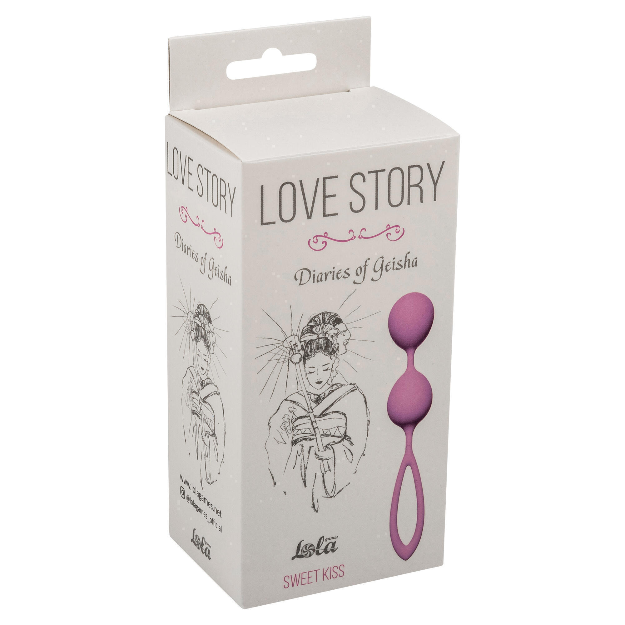 Вагинальные шарики Lola Games Love Story Diaries of a Geisha, розовый