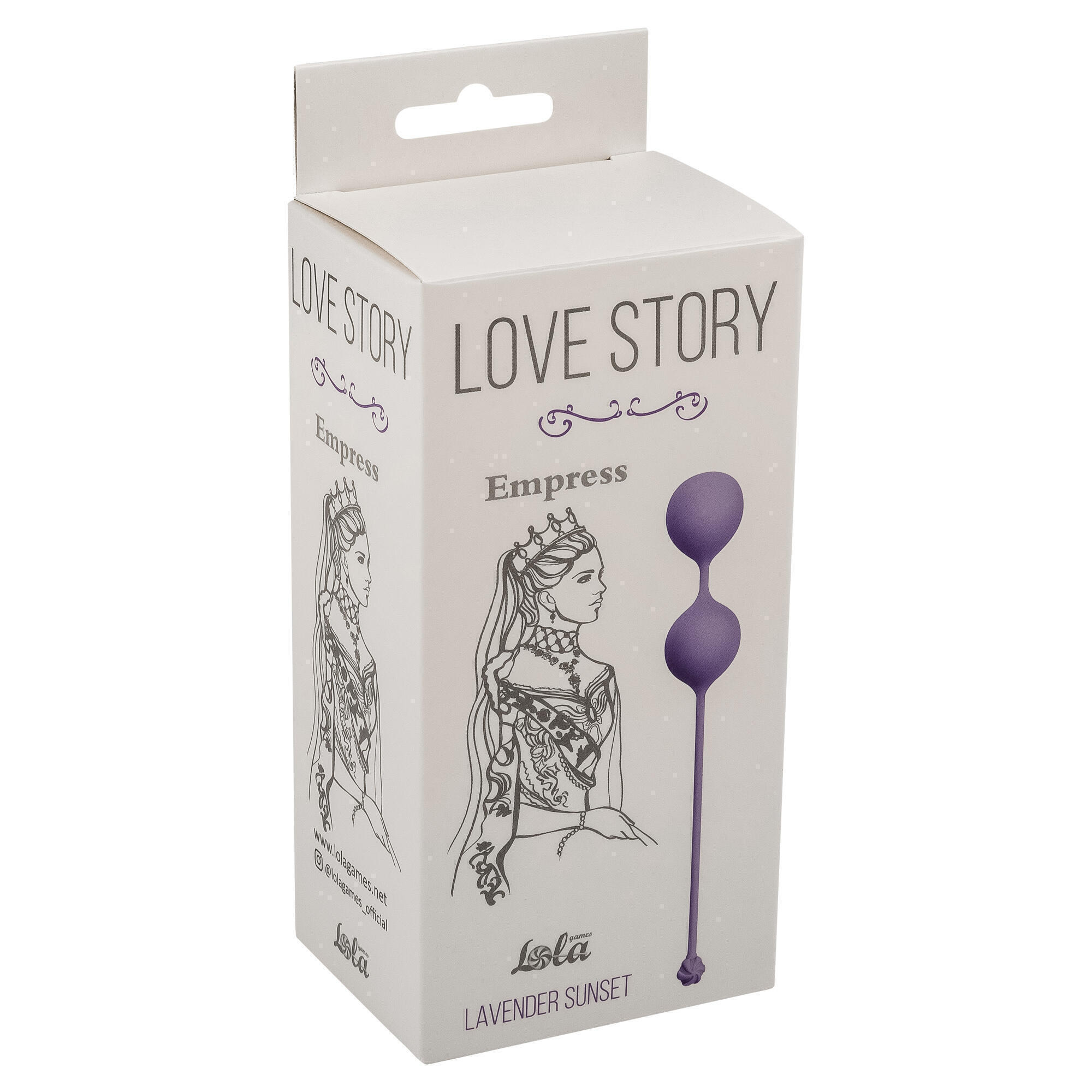 Вагинальные шарики Lola Games Love Story Empress, фиолетовый