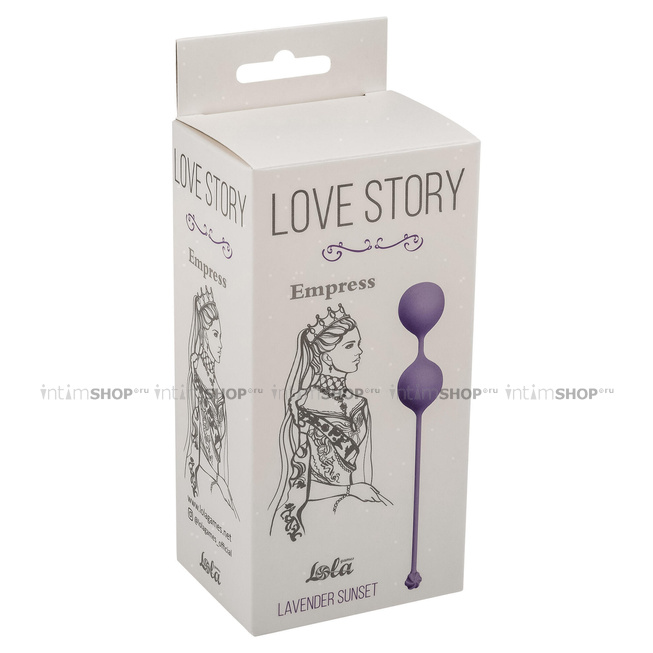 Вагинальные шарики Lola Games Love Story Empress, фиолетовый от IntimShop