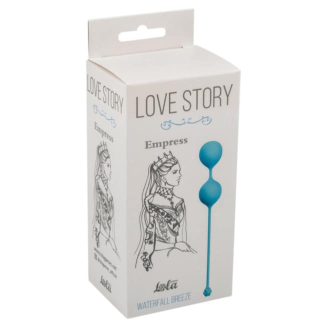 Вагинальные шарики Lola Games Love Story Empress, голубой от IntimShop