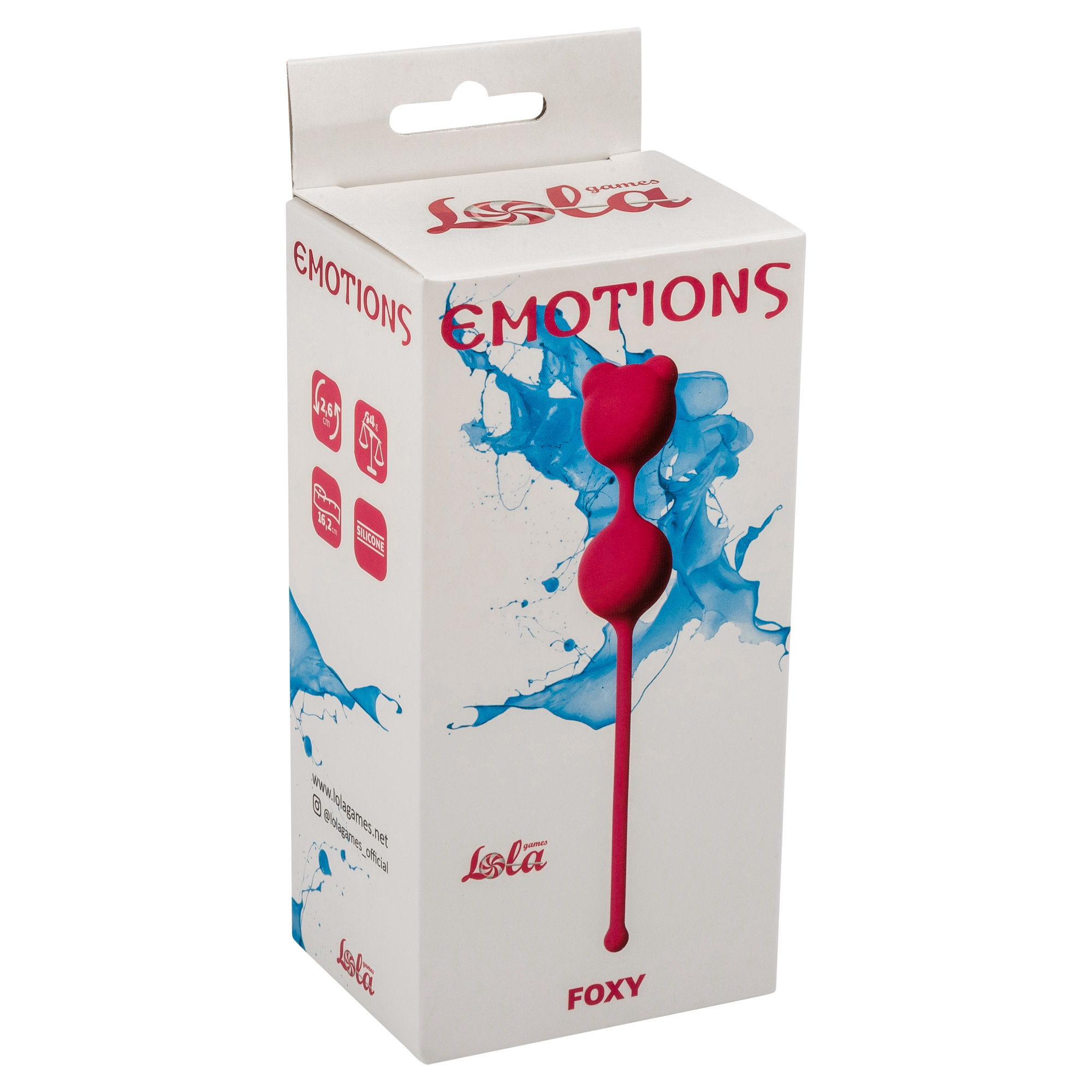 Вагинальные шарики Lola Games Emotions Foxy, розовые