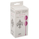 Вагинальные шарики Lola Games Love Story Fleur-de-lis, розовые