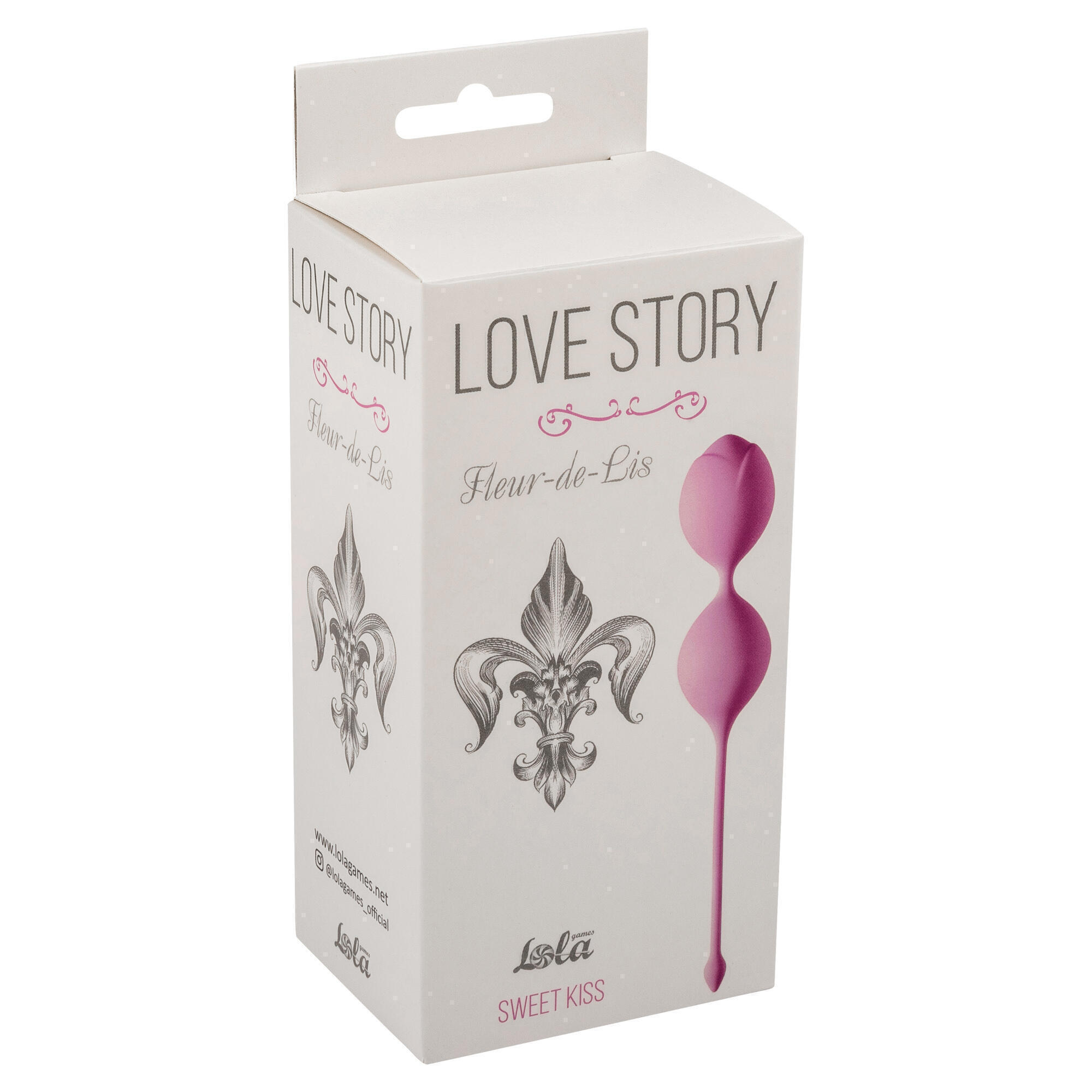 Вагинальные шарики Lola Games Love Story Fleur-de-lis, розовые