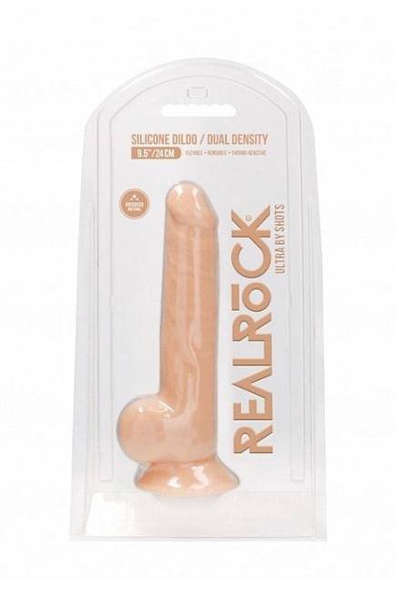 Фаллоимитатор Shots Realrock Ultra, 24 см, телесный от IntimShop