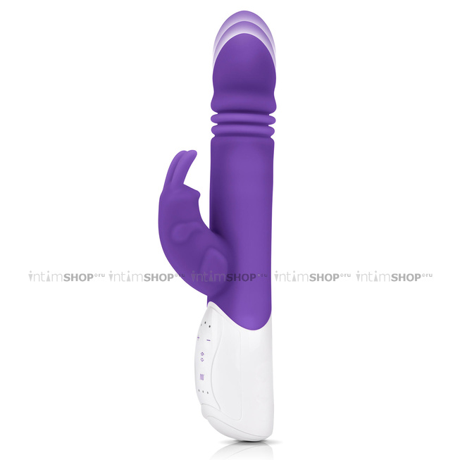 Вибратор-кролик фрикционный Rabbit Essentials G-Spot Thrusting, фиолетовый