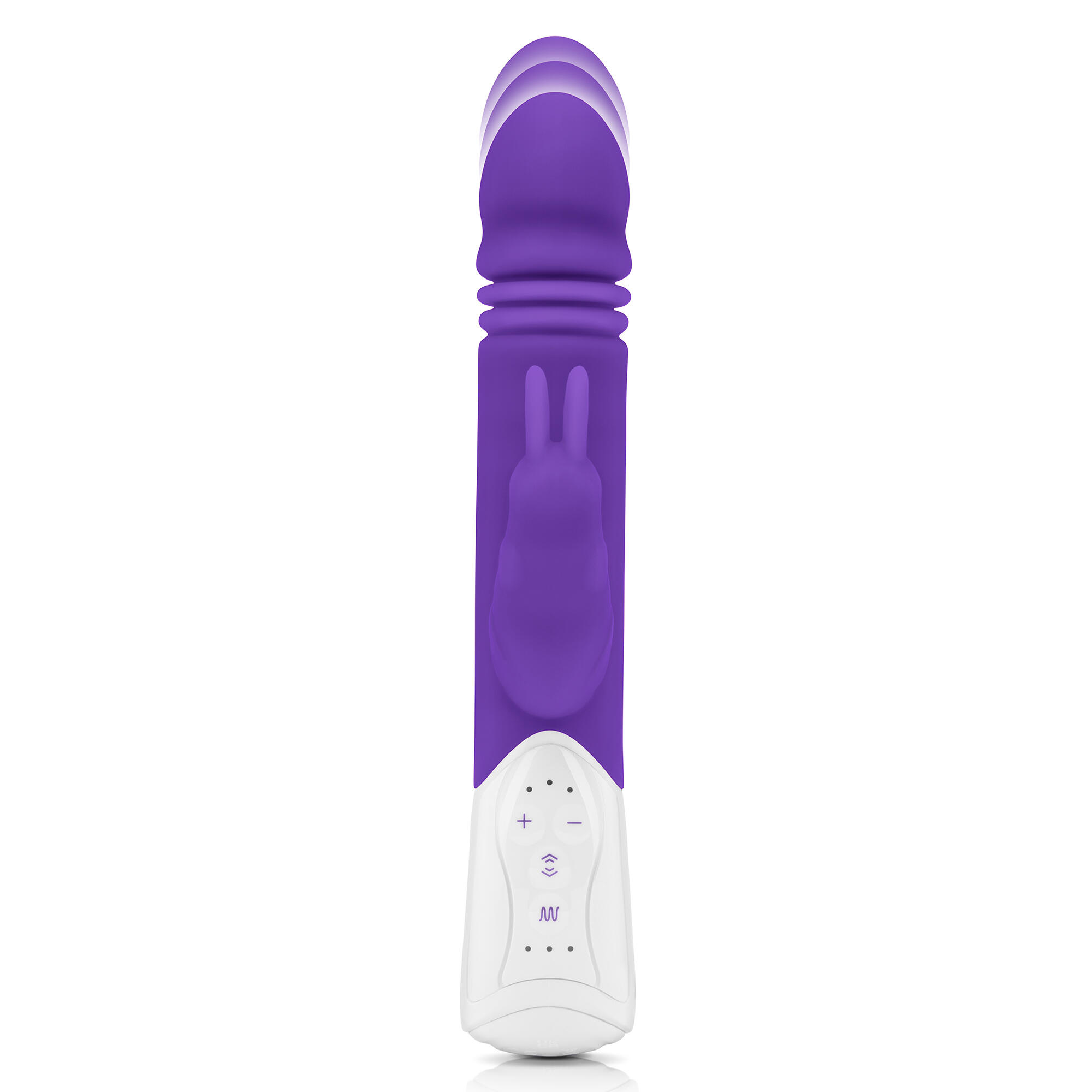 Вибратор-кролик фрикционный Rabbit Essentials G-Spot Thrusting, фиолетовый