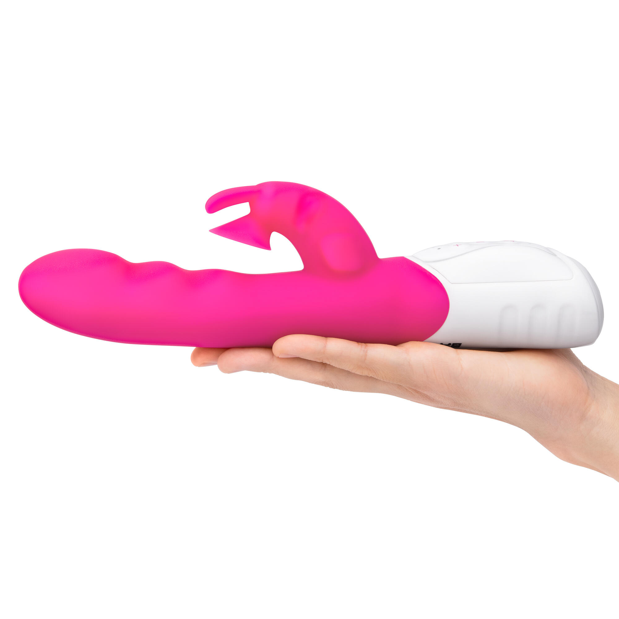 Вибратор-кролик с функцией всасывания Rabbit Essentials Suction, розовый
