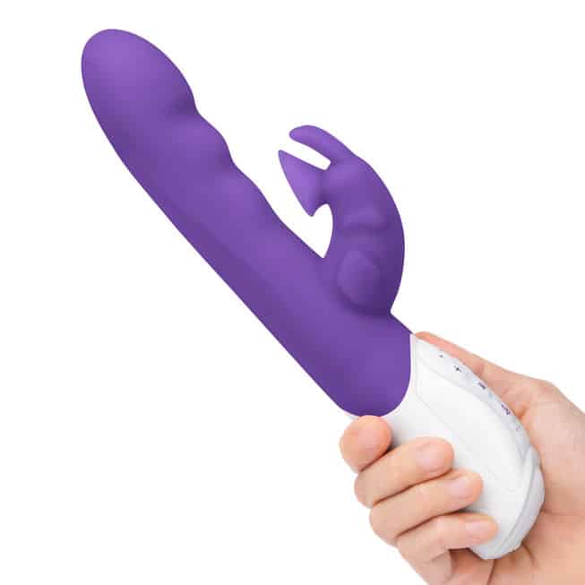 Вибратор-кролик с функцией всасывания Rabbit Essentials Suction, фиолетовый