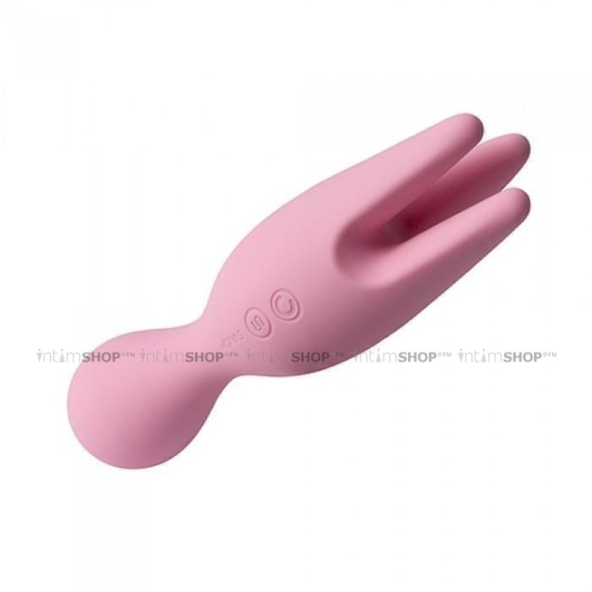 Вибратор Svakom Nymph Soft с подвижными ножками, розовый от IntimShop
