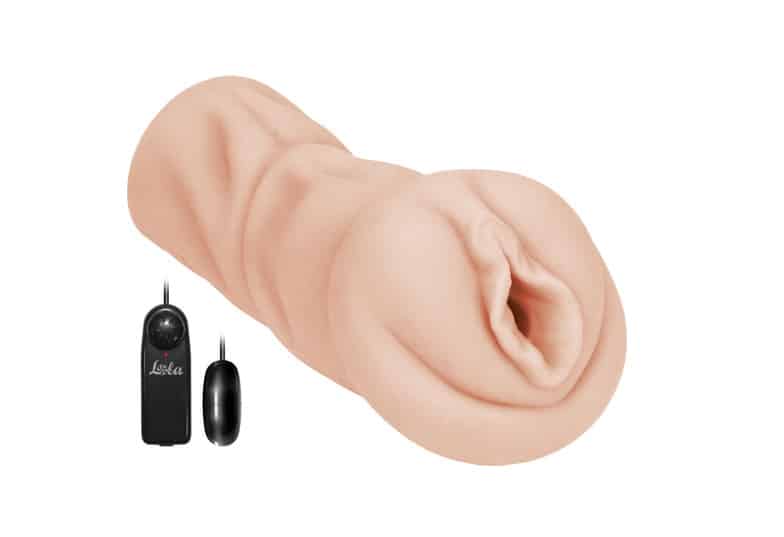 Мастурбатор с вибропулей и пультом Lola Toys Satisfaction Vibro Night Wish, телесный