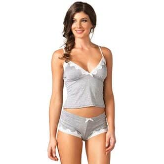 Комплект Leg Avenue Jersey cami & short set, L