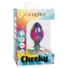 Анальная пробка CalExotics Cheeky Tie-Dye M, разноцветная